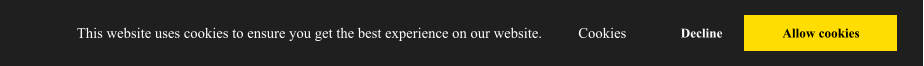 This website uses cookies to ensure you get the best experience on our website.  Cookies Decline Allow cookies